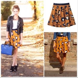 3.1 PHILLIP LIM TARGET ANIMAL PRINT skirt - 10